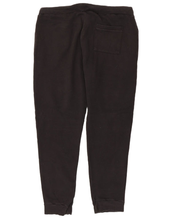 Superdry Mens Graphic Tracksuit Calças Joggers 2XL Algodão Preto