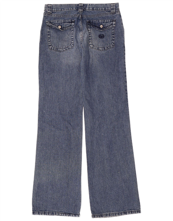 Sergio Tacchini Calça Jeans Feminina Bootcut W29 L35 Azul Algodão