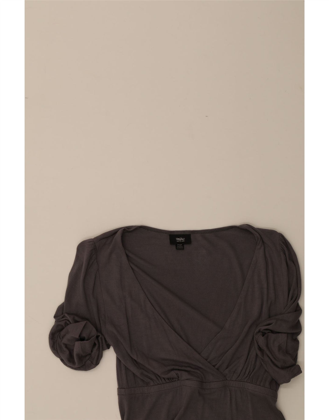 MOSSIMO Womens A-Line Dress UK 6 XS Grey Rayon Vintage Mossimo and Second-Hand Mossimo from Messina Hembry 