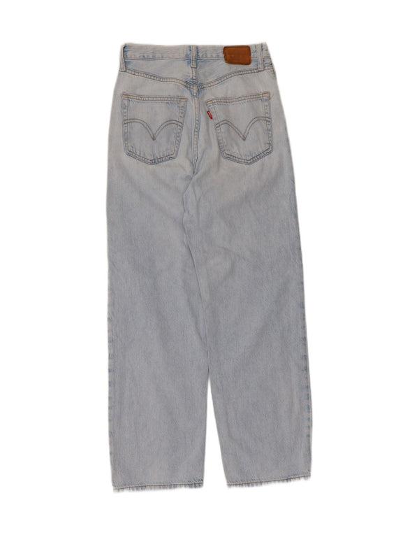 Calça jeans feminina Levi's Ribcage cintura alta reta W26 L27 algodão azul