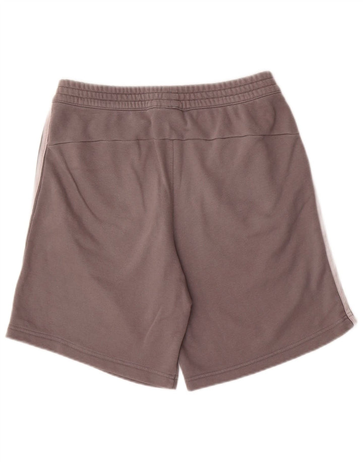 Shorts esportivos masculinos Adidas cinza médio