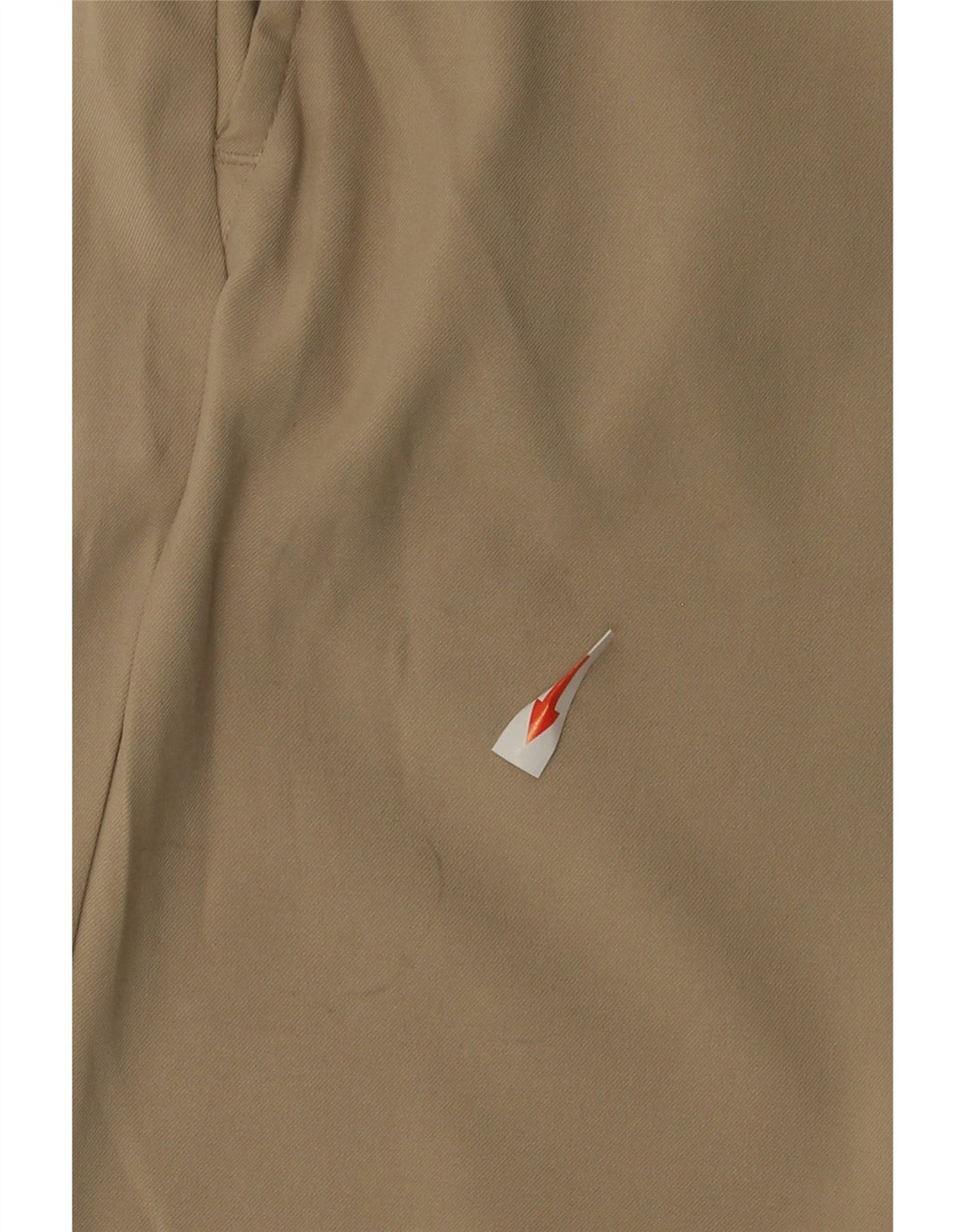 Izod Mens Chino Shorts W34 Grande Poliéster Bege