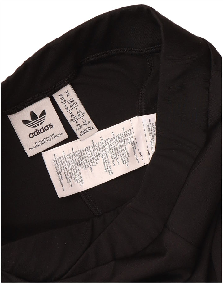 Leggings Adidas Mulher UK 4/6 XS Poliéster Preto