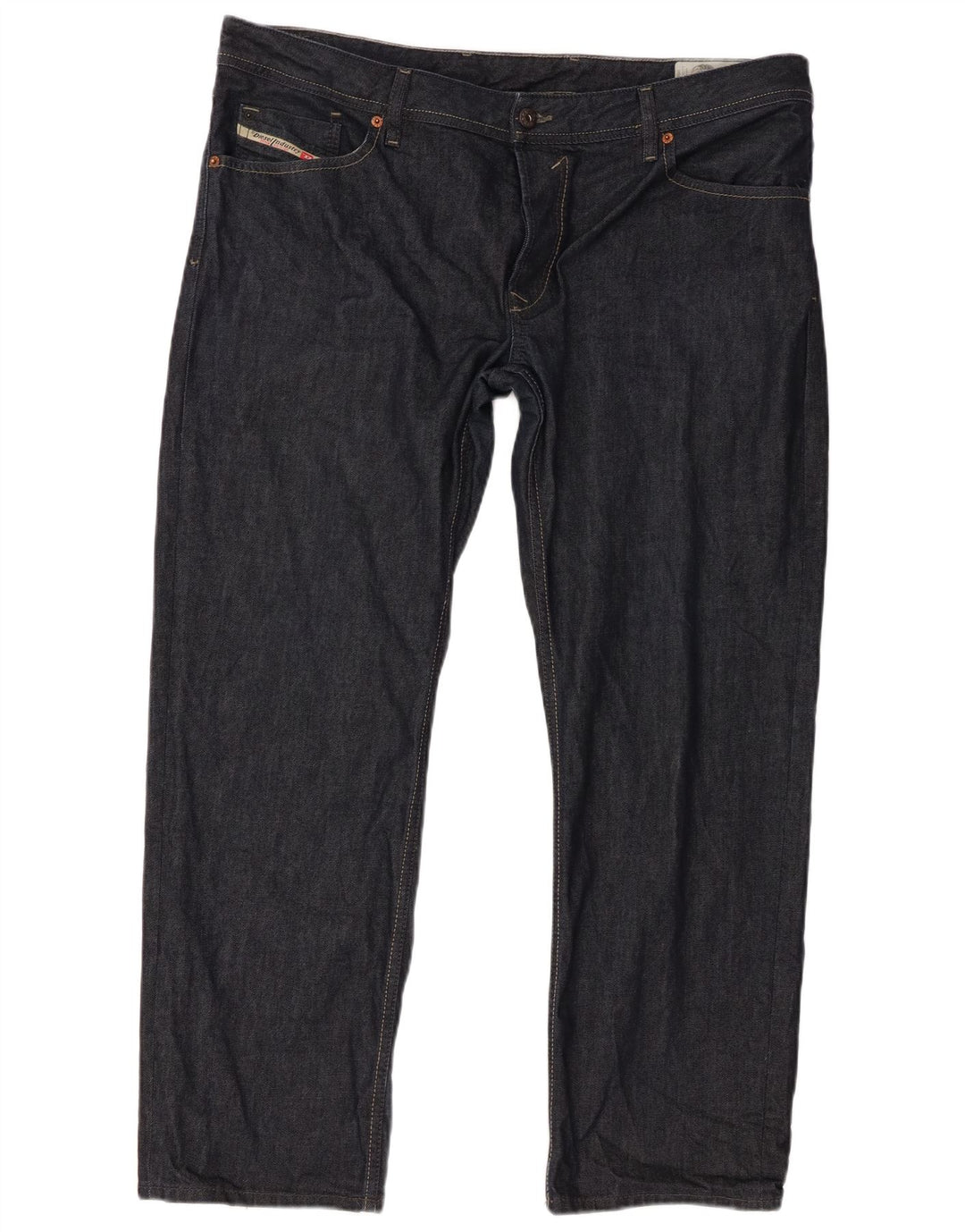 Diesel Masculino Waykee Regular Straight Jeans W40 L30 Azul Marinho Algodão