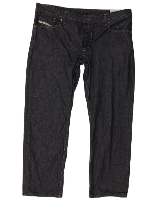 Diesel Masculino Waykee Regular Straight Jeans W40 L30 Azul Marinho Algodão