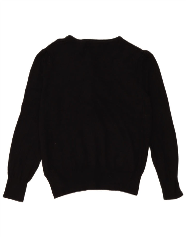 Suéter cardigã feminino Marks & Spencer UK 14 viscose preta média