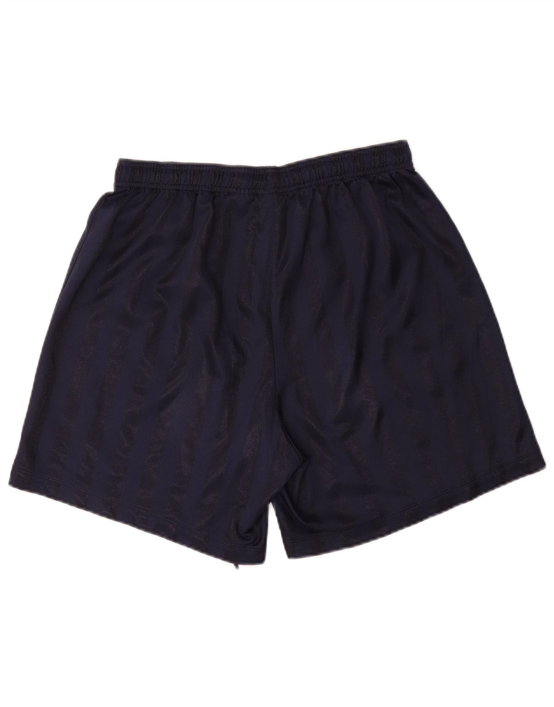Shorts esportivos masculinos Nike grandes listrados azuis marinhos