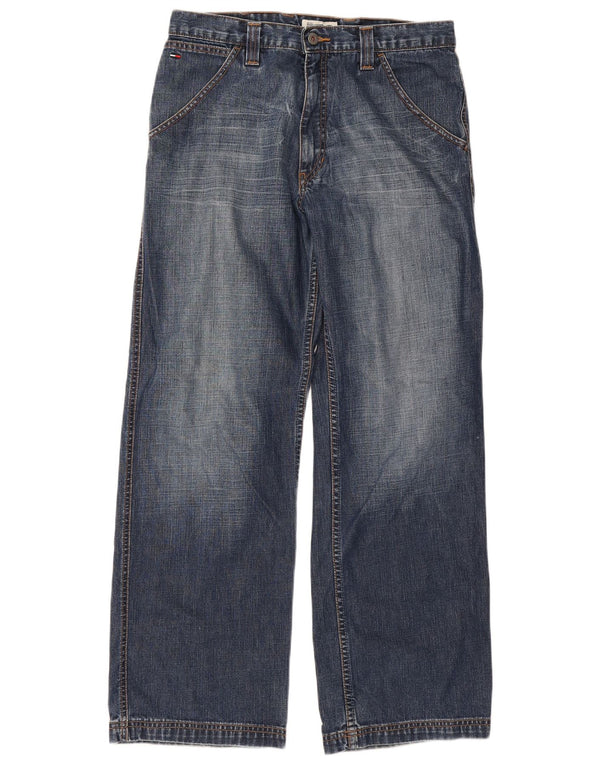 Tommy Hilfiger Masculino Ballpeen Loose Jeans W32 L30 Azul Algodão