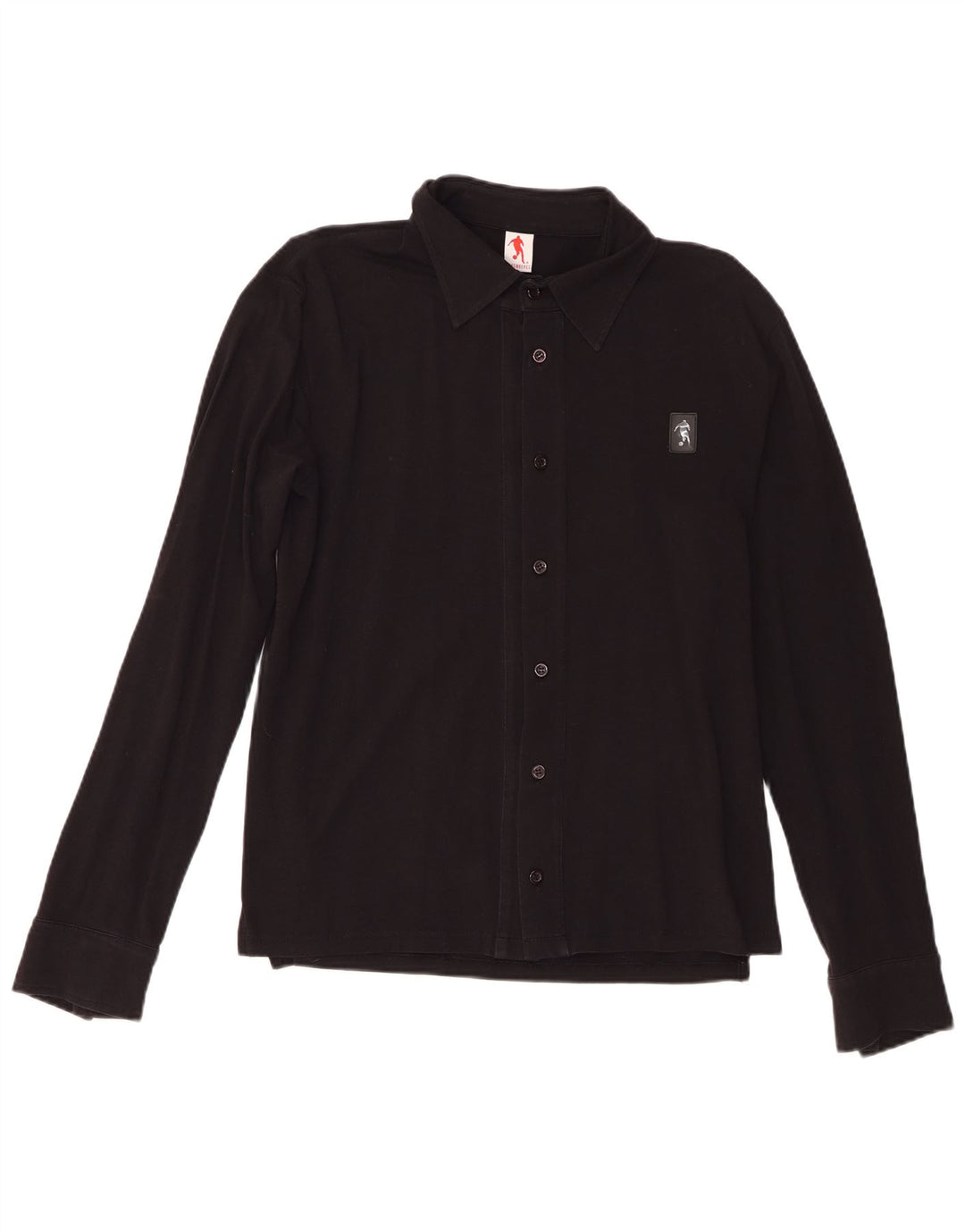 Camisa masculina Bikkembergs grande algodão preto