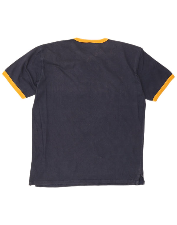Converse Mens Graphic T-Shirt Top XL Azul Marinho Algodão