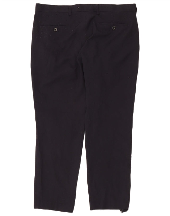 Calça Chino Masculina Marks & Spencer Regular Fit W36 L27 Azul Marinho Poliéster