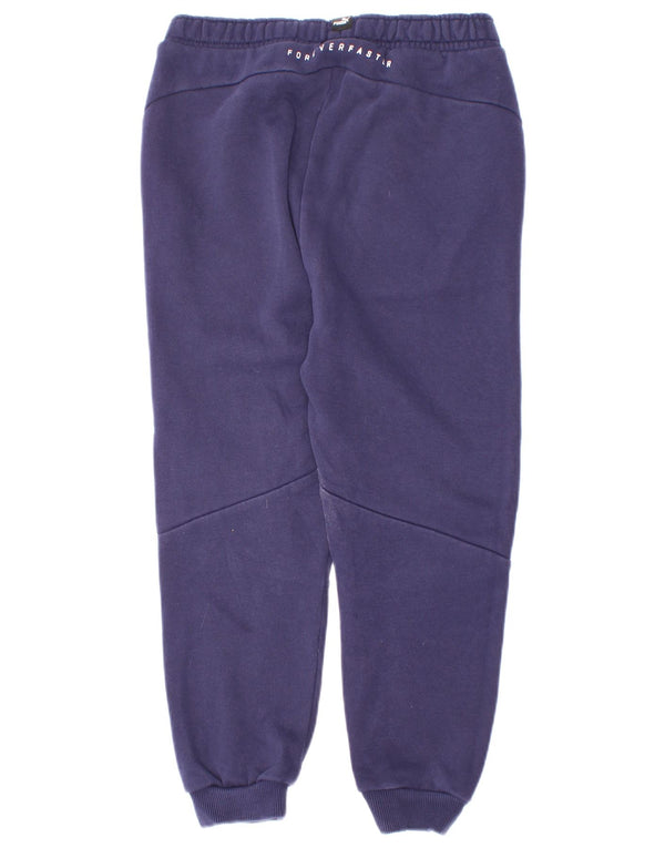 Calça esportiva Puma Boys Graphic Joggers 7-8 anos azul marinho algodão