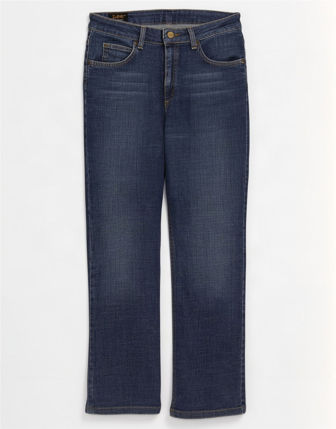 Lee Womens Cameron Bootcut Jeans W30 L30 Azul Algodão