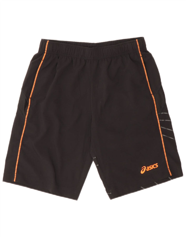 Shorts esportivos masculinos Asics 13-14 anos preto poliéster