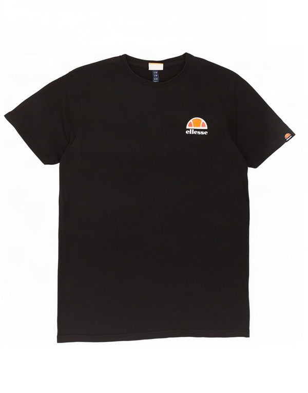 Ellesse Camiseta Masculina Top Médio Preto