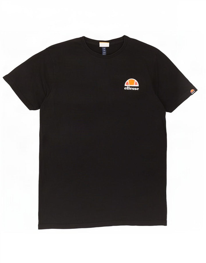 Ellesse Camiseta Masculina Top Médio Preto