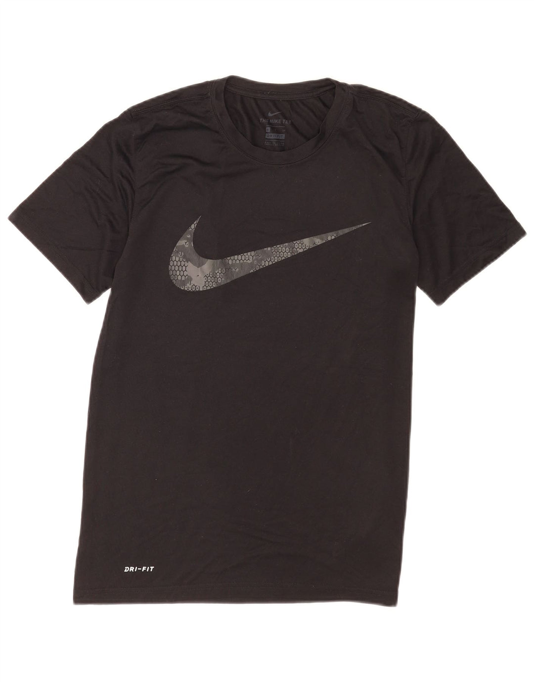 Camiseta Nike Masculina Dri Fit Graphic Top Pequeno Poliéster Preto