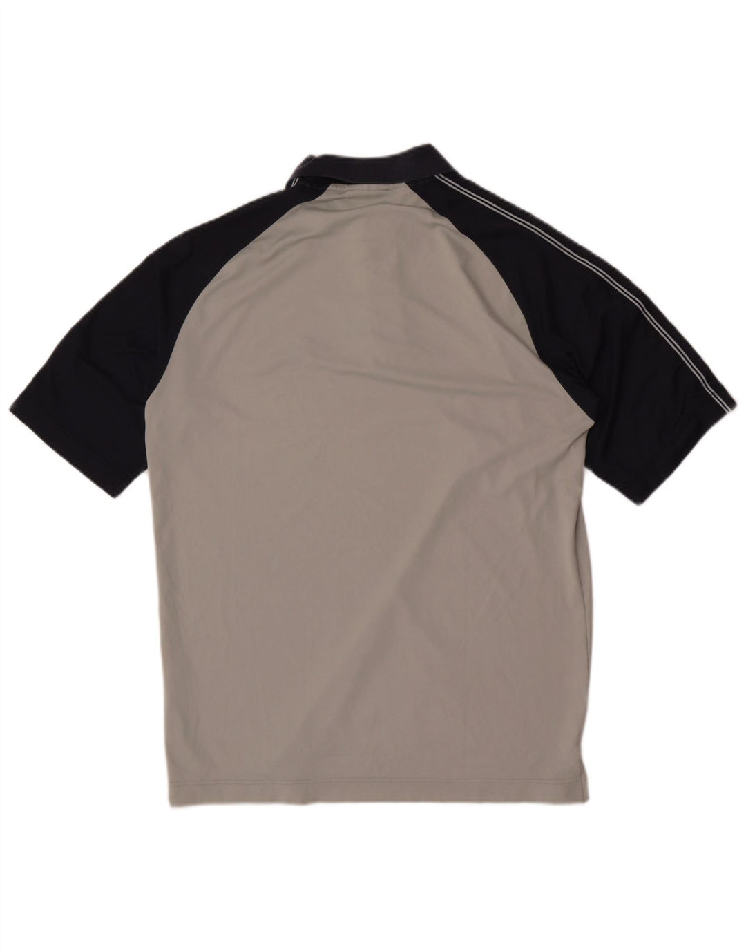 Camisa polo masculina Sergio Tacchini grande bloco cinza