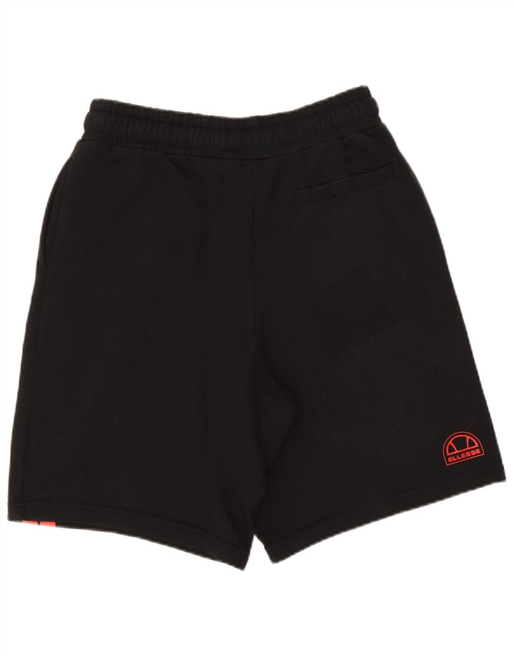 Shorts esportivos masculinos Ellesse pequeno algodão listrado preto