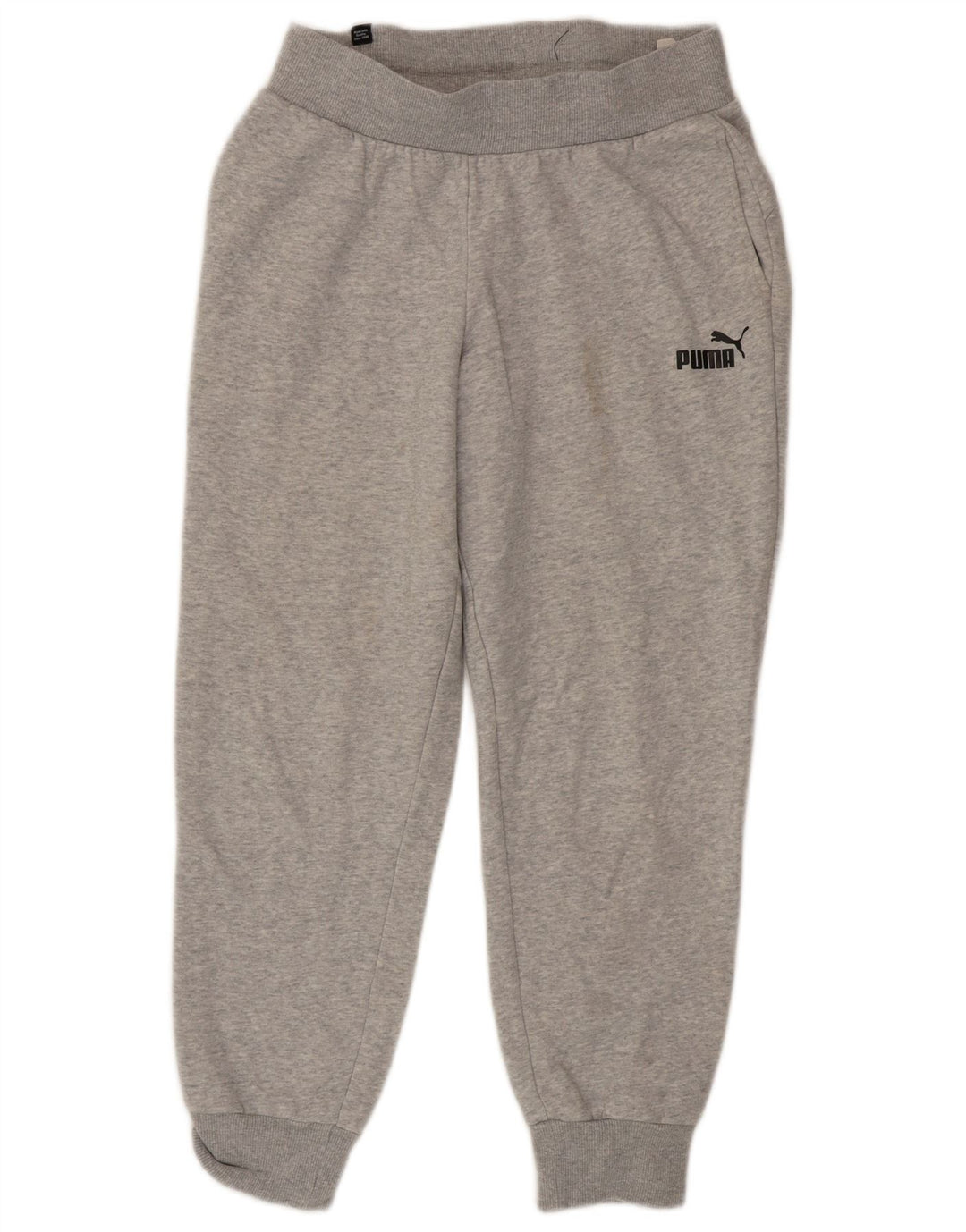Calça de treino masculina PUMA joggers pequeno algodão cinza