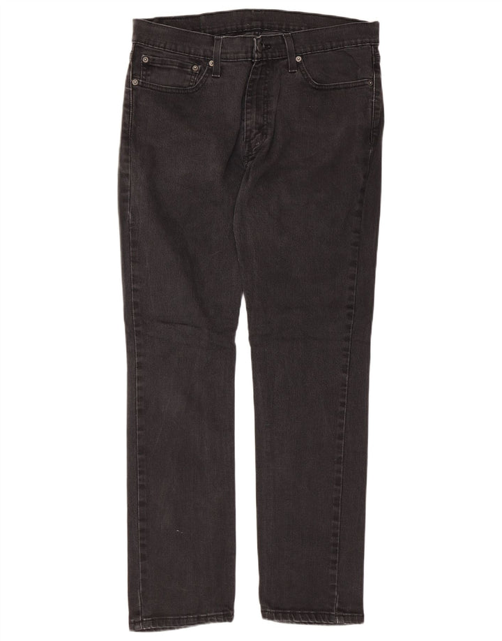 Calça jeans masculina Levi's 511 Slim Tapered W34 L30 algodão preto