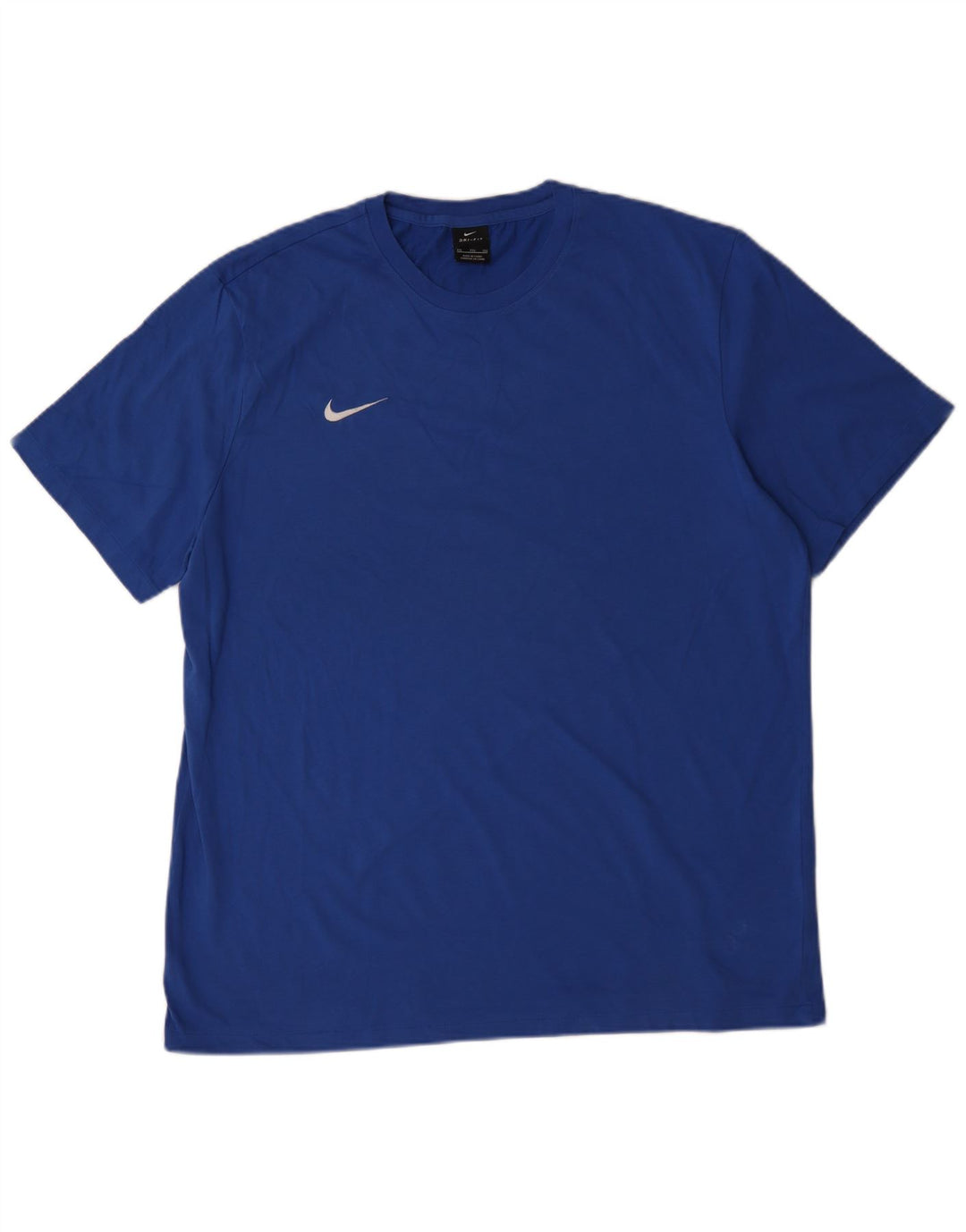 Camiseta masculina Nike Dri Fit Top 2XL algodão azul