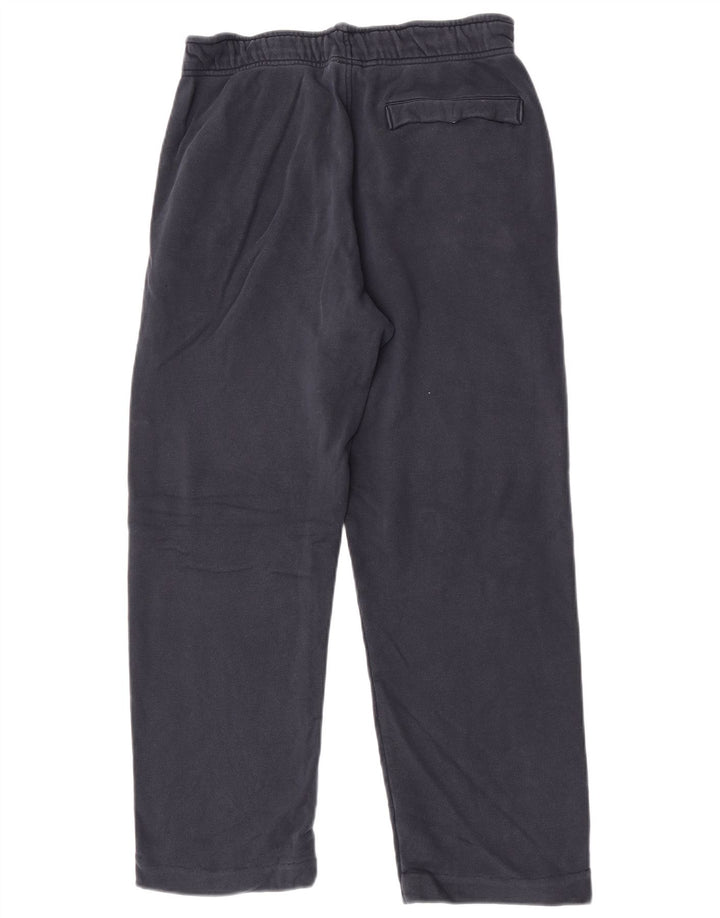 Calça de treino masculina Nike pequena azul marinho algodão