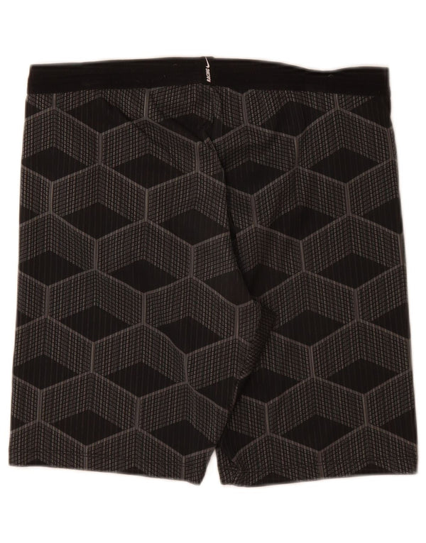 Nike Mens Sport Shorts Grande Cinza Geométrico