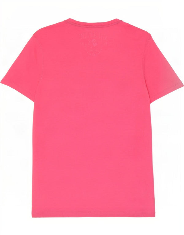 Camiseta masculina gráfica Napapijri grande rosa
