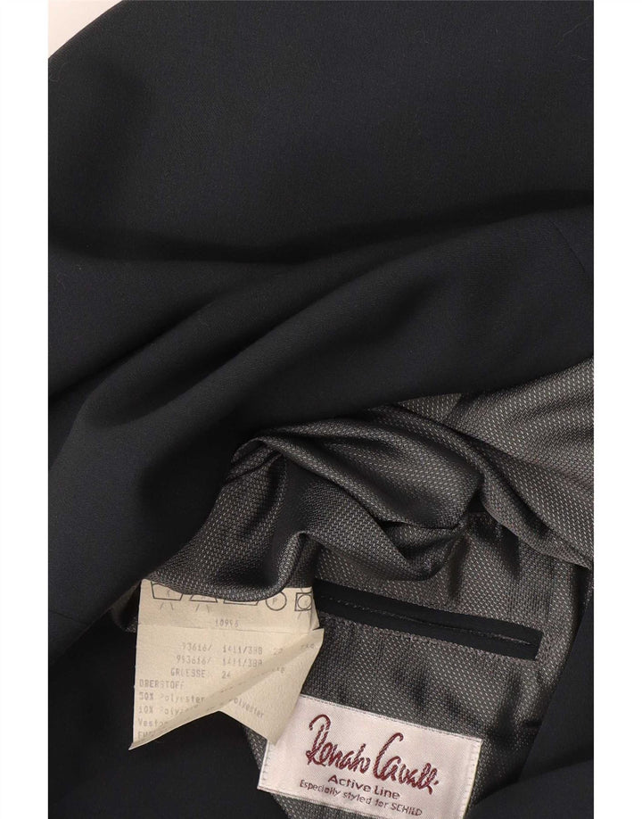 Jaqueta Blazer Masculina Double Breasted Renato Cavalli Reino Unido 38 Azul Marinho Médio