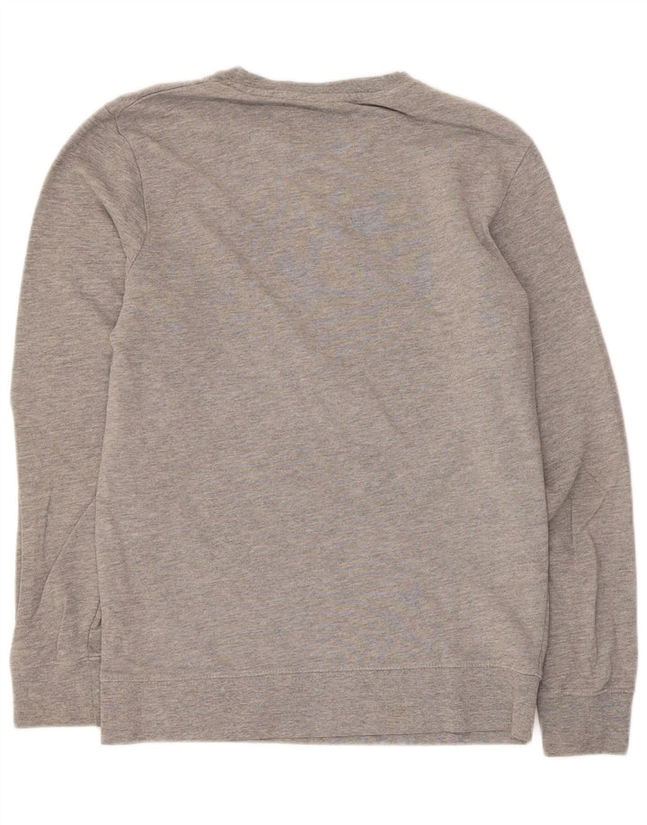 Jack & Jones moletom gráfico masculino jumper pequeno algodão cinza