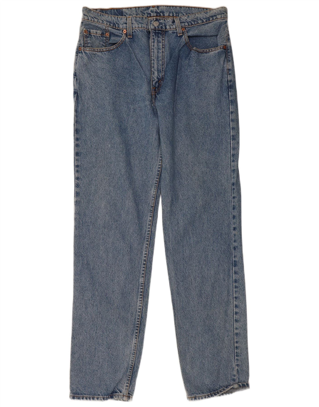 Levi's Masculino 504 Straight Jeans W36 L34 Azul Algodão