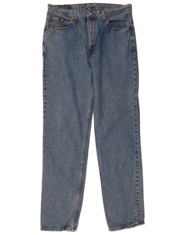 Levi's Masculino 504 Straight Jeans W36 L34 Azul Algodão