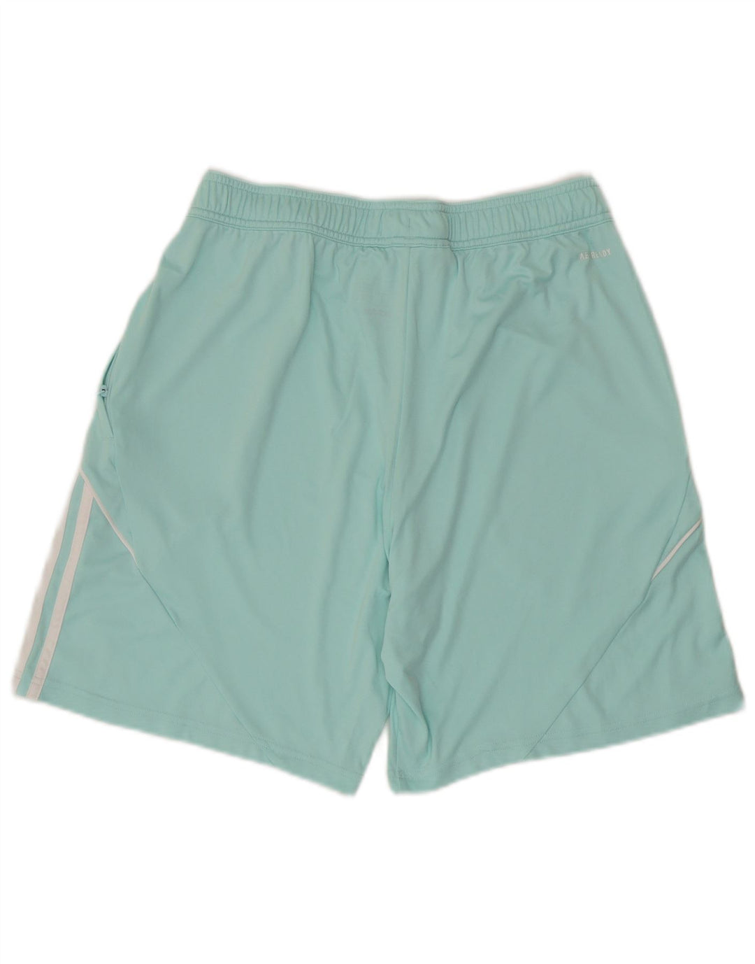 Shorts esportivos masculinos Adidas Aeroready Regular Fit grande poliéster turquesa