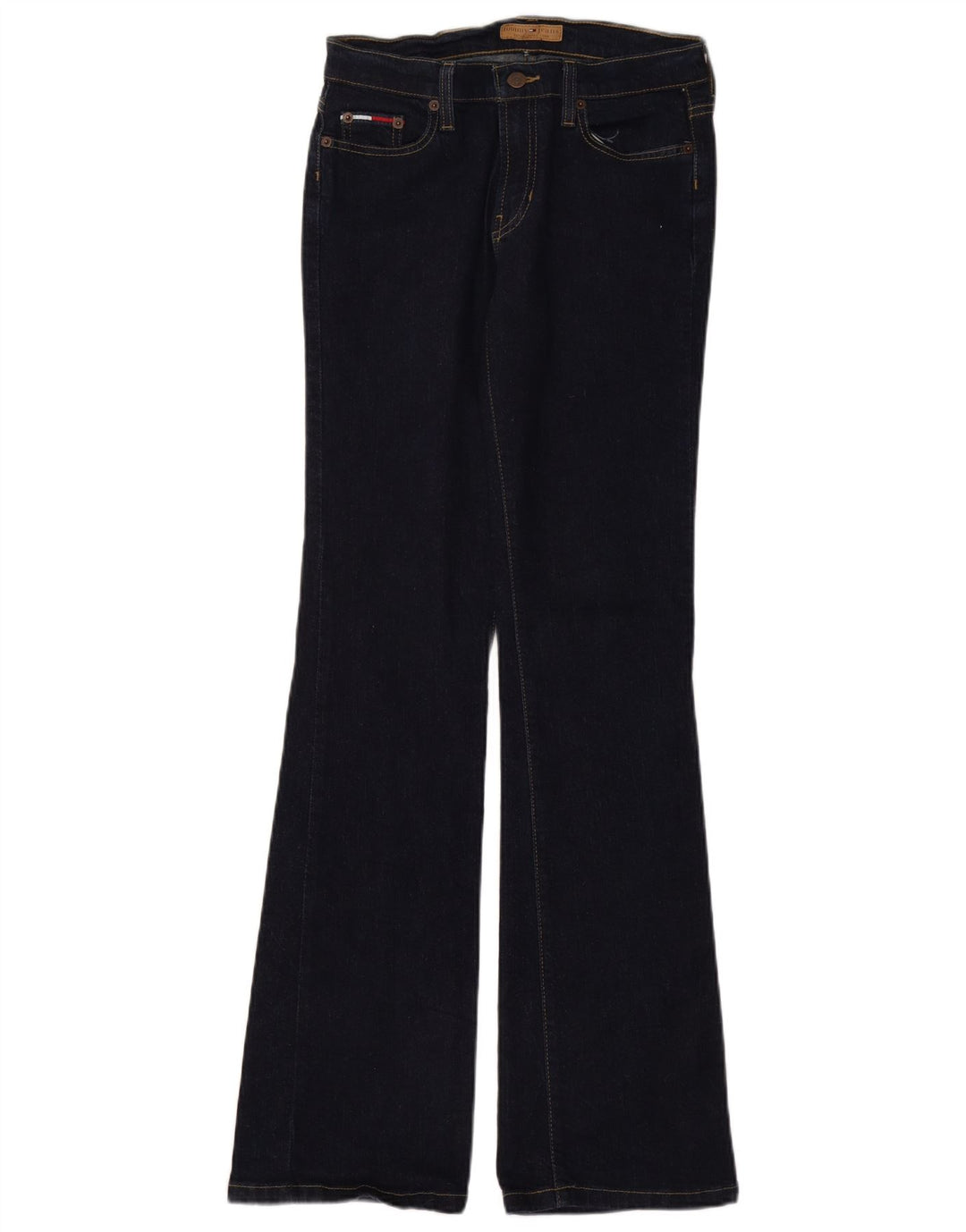 Jeans feminino Tommy Hilfiger Bootcut W30 L34 azul marinho algodão