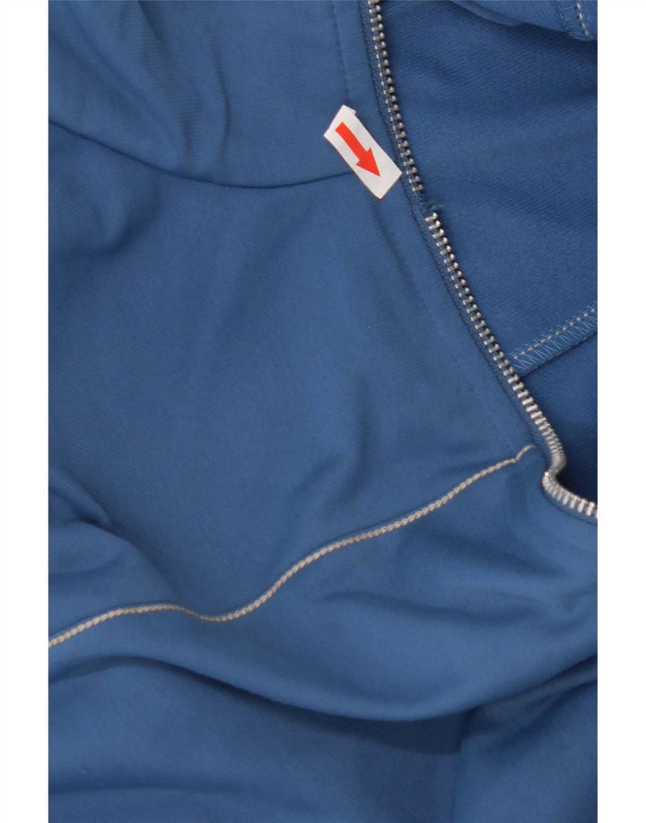 Fila Mens Tracksuit Top Jacket IT 46/48 Pequeno Azul Colourblock Poliéster