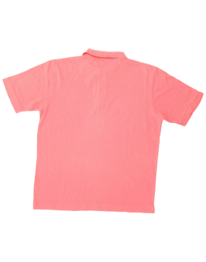 Camisa polo masculina Henry Cottons grande algodão rosa