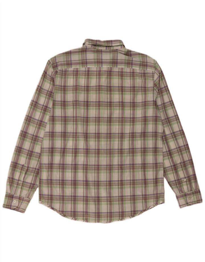 Camisa masculina Calvin Klein Jeans grande xadrez multicolorida