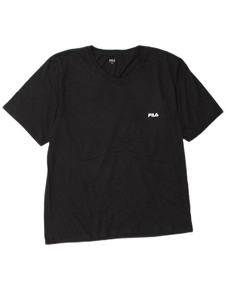 Camiseta masculina Fila Top 2XL preta