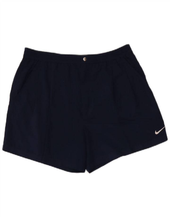 Shorts esportivos masculinos Nike XL azul marinho poliéster