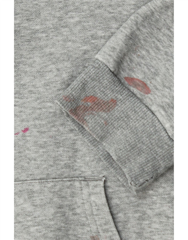 PUMA Mens Graphic Hoodie Jumper Large Grey Cotton Vintage Puma and Second-Hand Puma from Messina Hembry 