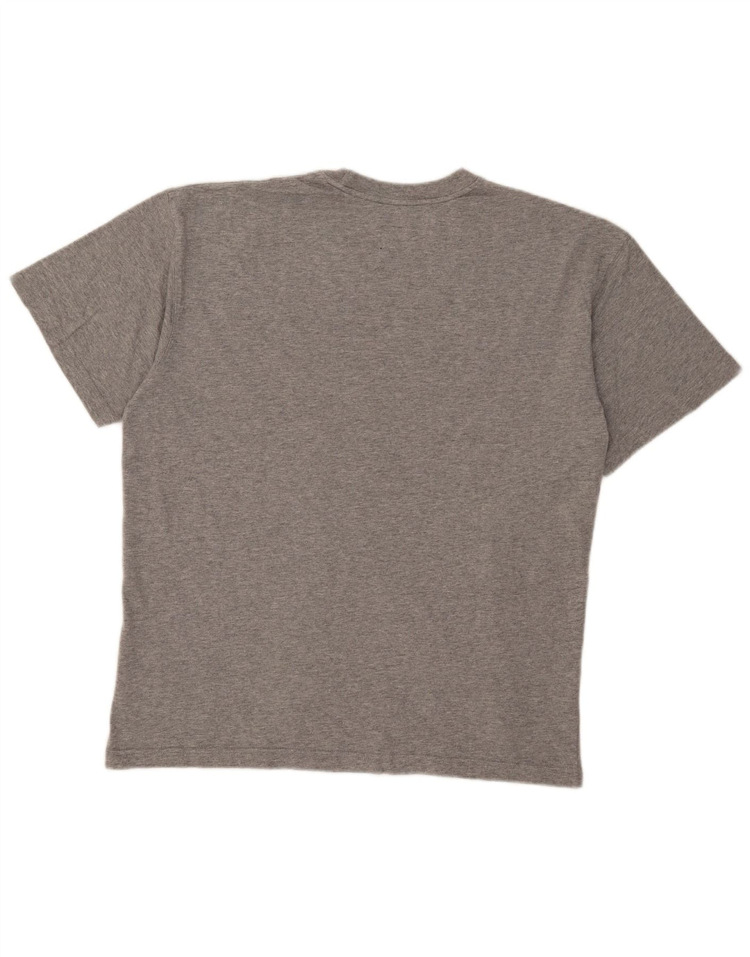Camiseta gráfica masculina CAT Top XL algodão cinza