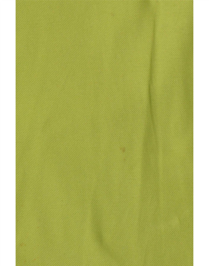 Camisa polo masculina Diadora pequena algodão verde
