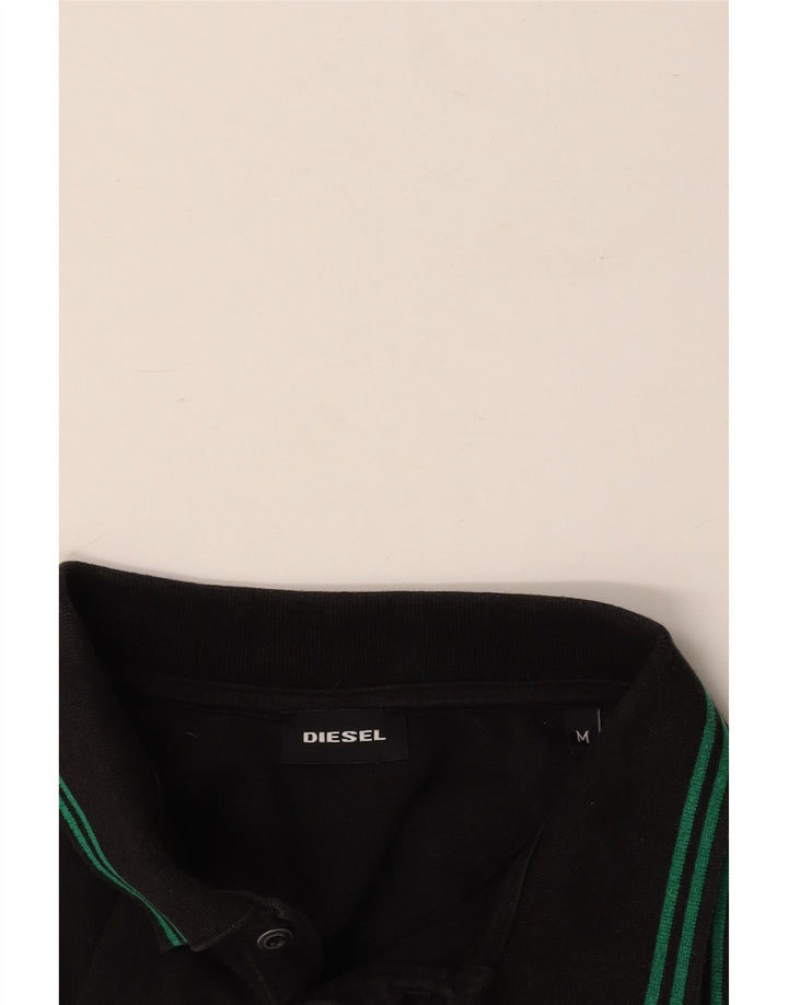 Camisa polo masculina DIESEL média preta