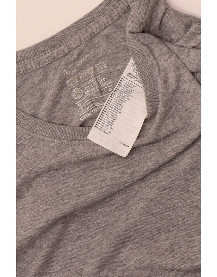 Camiseta masculina Nike Athletic Cut Top cinza médio algodão