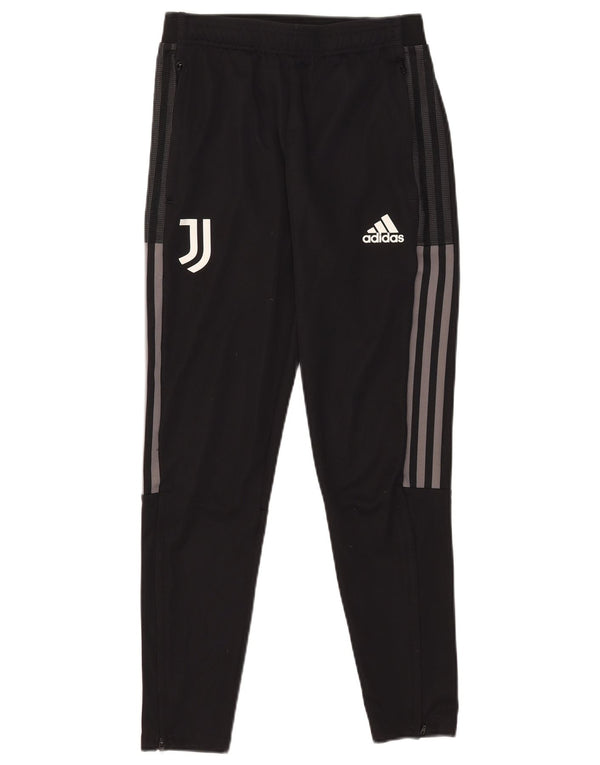 Adidas Mens Juventus Calças de treino pequeno poliéster preto