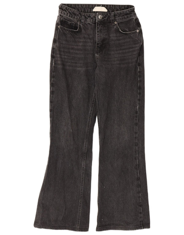 Jeans feminino Topshop largo W26 L30 algodão cinza
