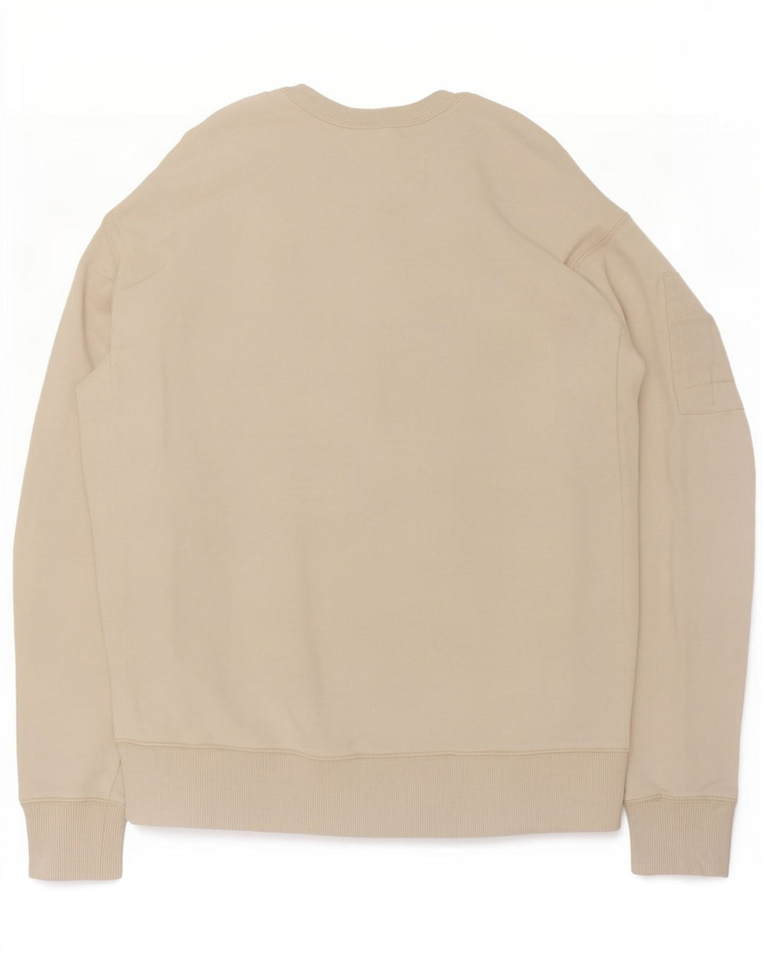 Calvin Klein Jeans moletom masculino jumper pequeno algodão bege