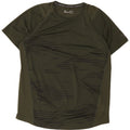 Under Armour Camiseta masculina justa XL poliéster listrado verde