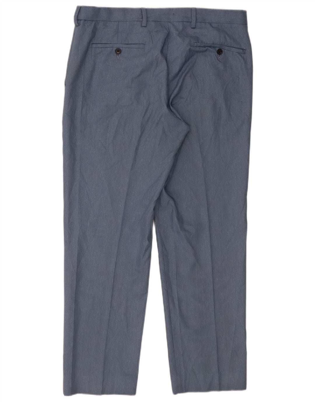 Calça Chino Masculina Marks & Spencer Regular Fit W34 L29 Azul Poliéster